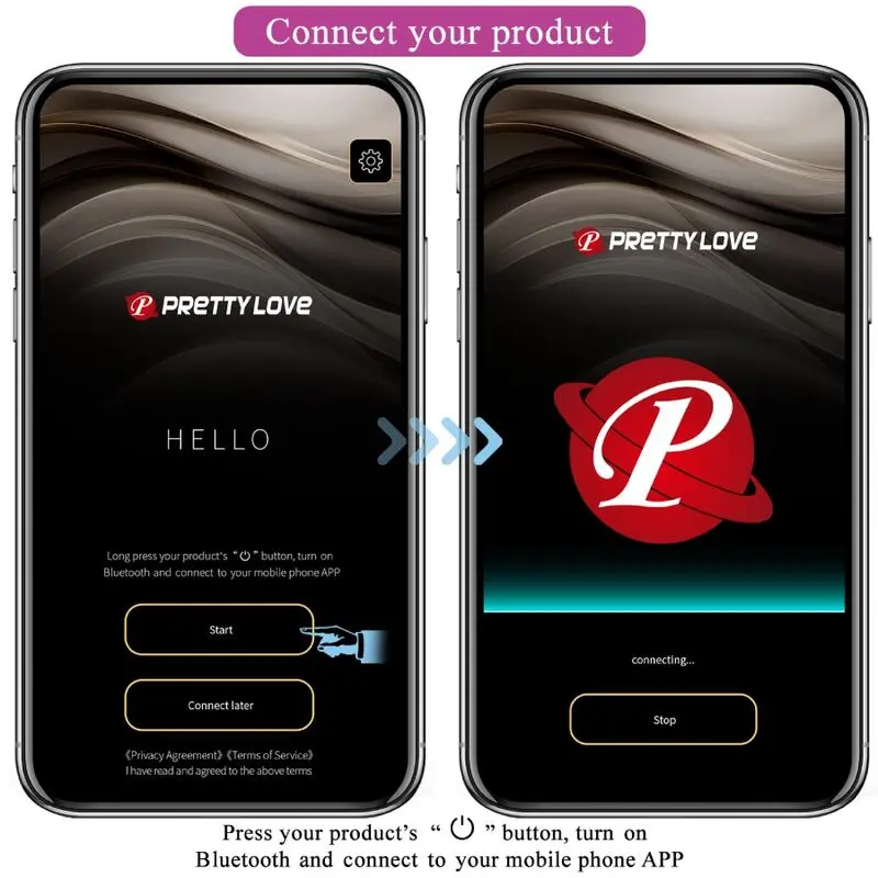 Pretty Love Nymph App Controlled Vibrating Egg Purple Photo 12