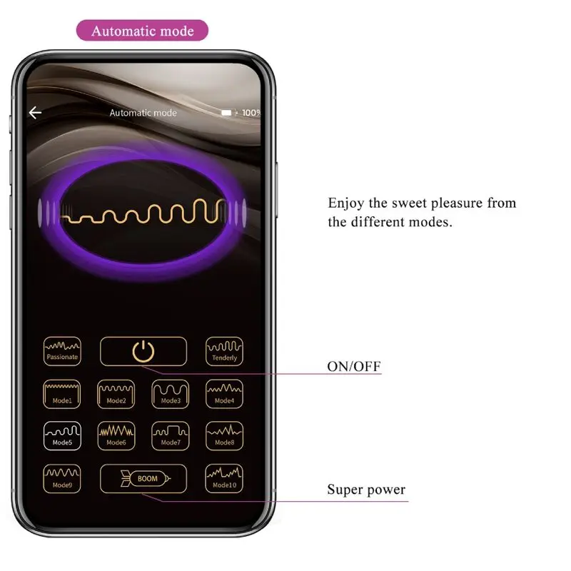 Pretty Love Nymph Vibrating Egg App Controlled Lila Photo 14
