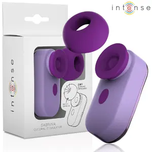 INTENSE SABRINA Clitoral Stimulator Purple with Tapping Mode Magnetic Charging and Silent Operation