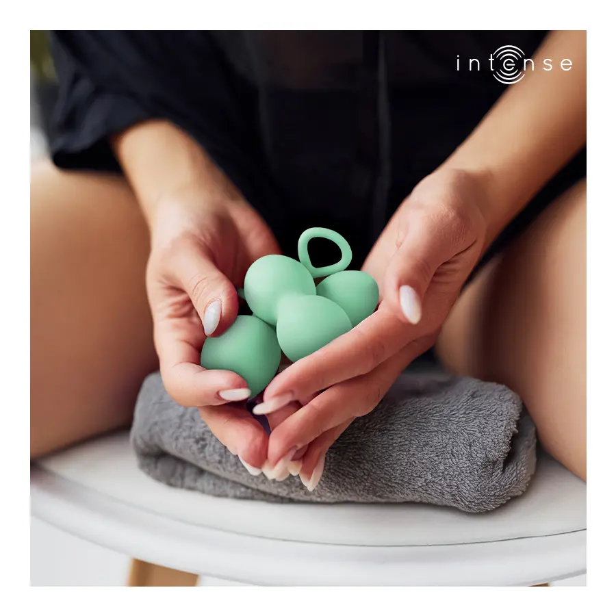 INTENSE Charli Kegel Ball Kit Light Jade Green Photo 2