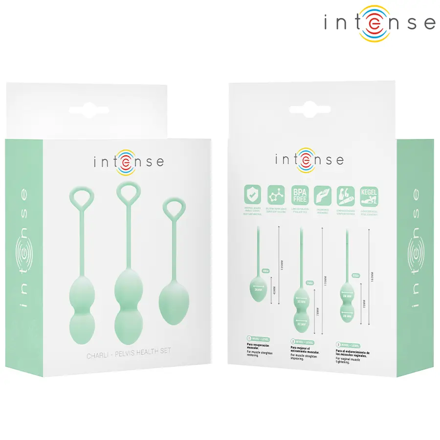INTENSE Charli Kegel Ball Kit Light Jade Green Photo 7