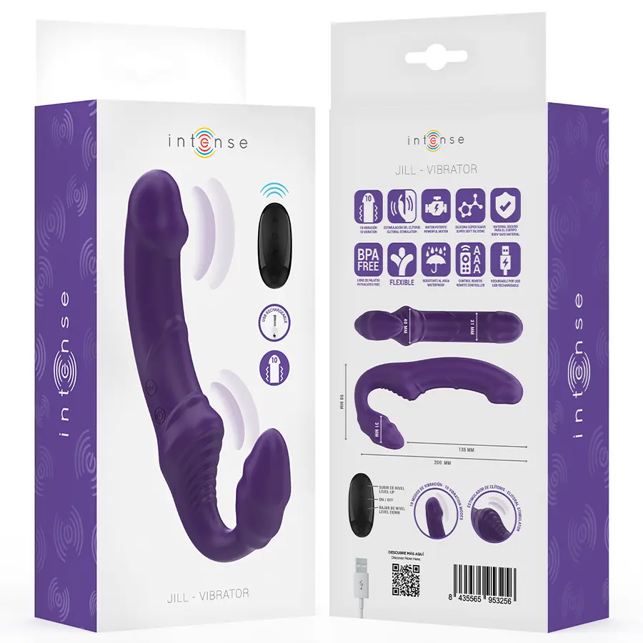 INTENSE Jill Double Vibrator with Remote Control Photo 8