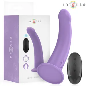 INTENSE EDDIE Remote Control Vibrator with 10 Vibration Modes Medical Grade Silicone Purple USB Rechargeable Waterproof
