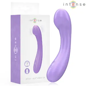 INTENSE Becky Vibrator with Heating Function 7 Vibration Modes Purple Medical-Grade Silicone USB Rechargeable Waterproof