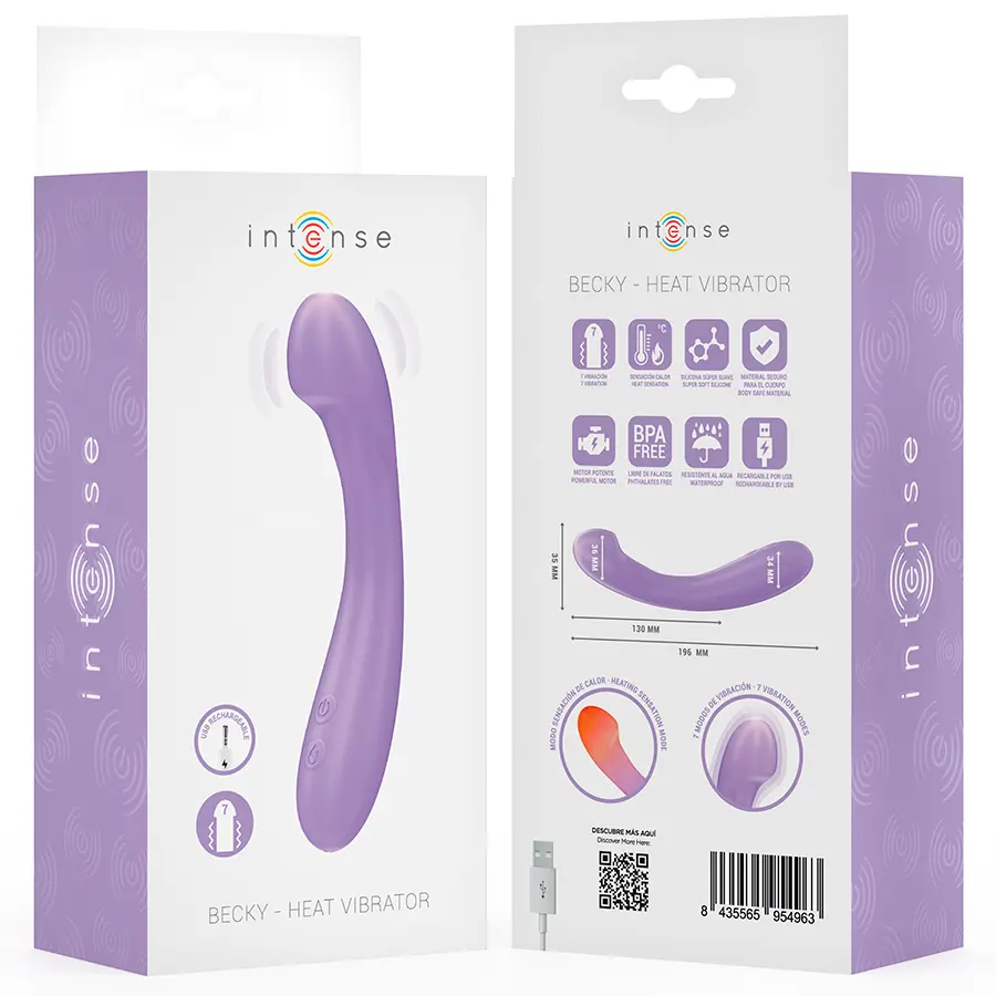INTENSE Becky Heatable Vibrator Purple Photo 8