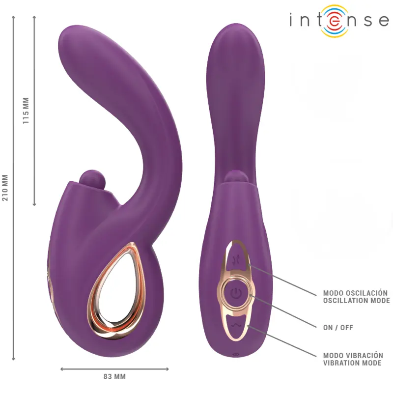 INTENSE LALI Multifunction G-Spot Vibrator - Purple Photo 6