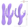 INTENSE Miko Triple Vibrator and Anal Stimulator Purple Photo 3