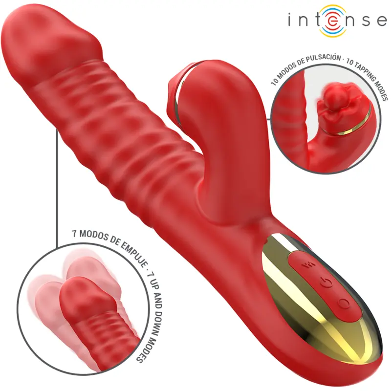INTENSE Thalia Multifunctional Vibrator Red Photo 2