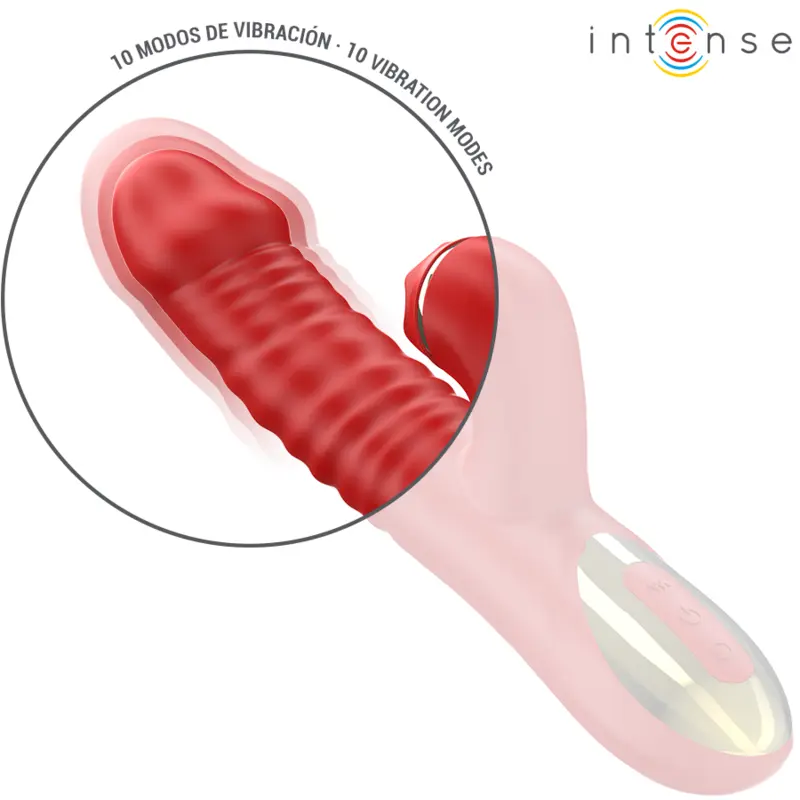 INTENSE Thalia Multifunctional Vibrator Red Photo 6