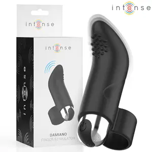 INTENSE Damiano Rechargeable Finger Stimulator with 7 Vibration Modes, 3 Speeds, Waterproof Design, and USB Charging