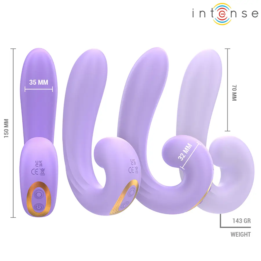 INTENSE Meryl Dual-Vibration Clitoral and G-Spot Stimulator Photo 5
