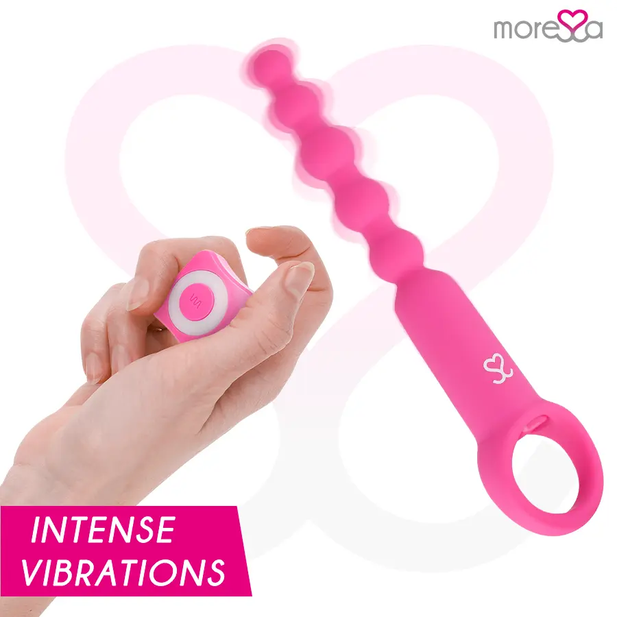 MORESSA Ronie Remote Control Anal Pleasure Toy Pink Photo 3