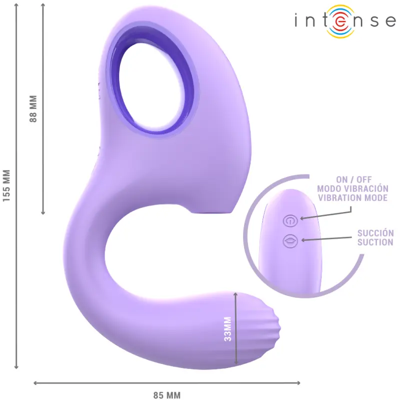INTENSE Baxter Dual Stimulator and Vibrator Photo 6
