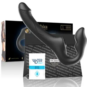 Ibiza bezsiksnas vibrators ar tālvadības pulti, 3 motoriem, G punkta stimulāciju, klitora sūkni un 1000 kombinācijām