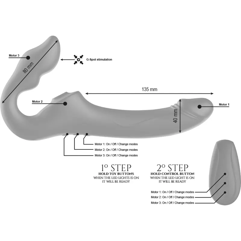 Ibiza bezsiksnas tālvadības vibrators Photo 3