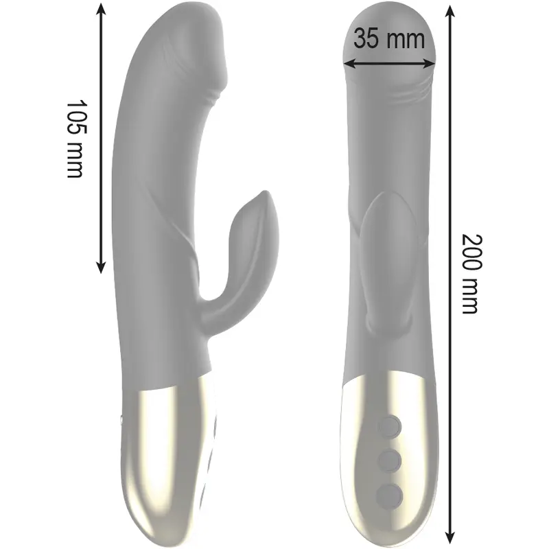 ibiza+ Ibiza rabbit vibrators ar sildīšanas funkciju Photo 3
