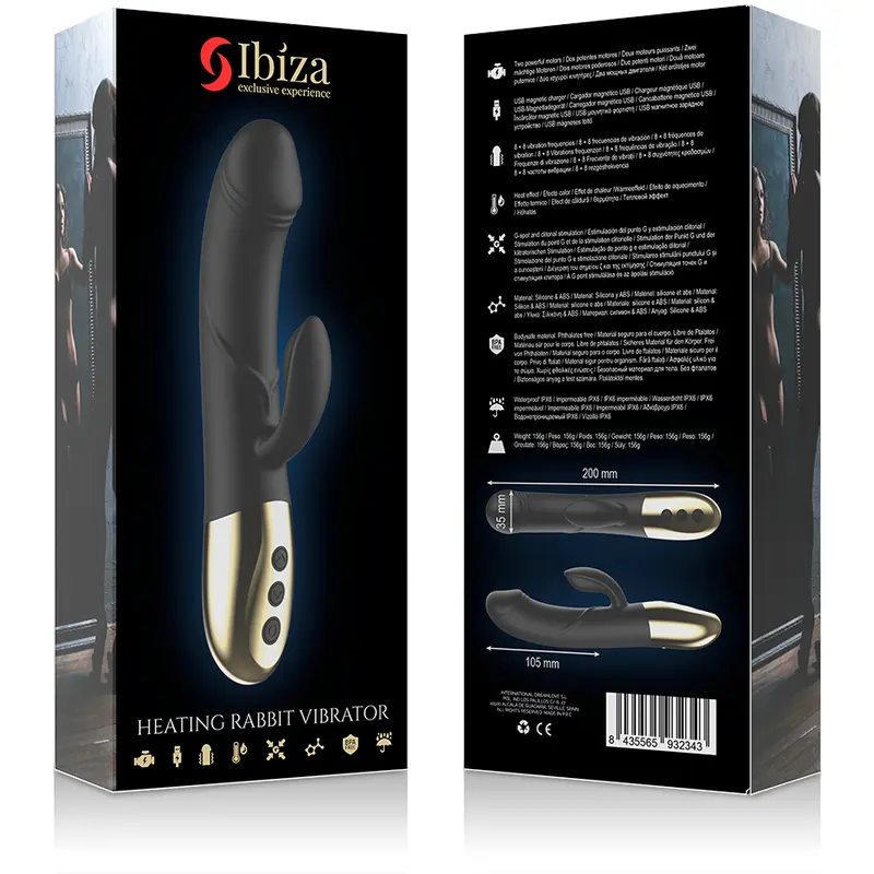 ibiza+ Ibiza rabbit vibrators ar sildīšanas funkciju Photo 7