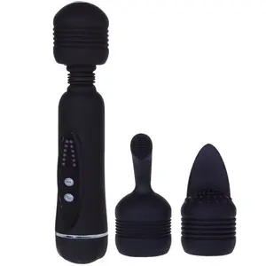 HIGH TECH Pretty Love Flirtation Magical Massager with 12 Vibration Functions and 3 Interchangeable Heads