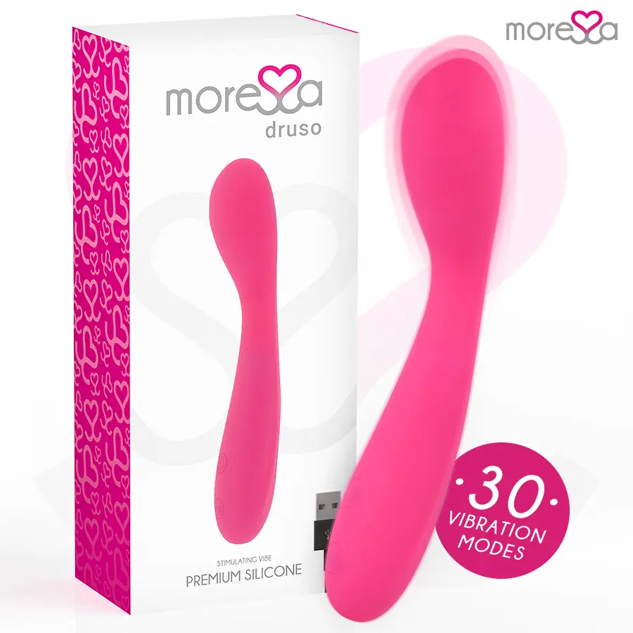 MORESSA Druso Premium Silicone Rechargeable Vibrator Photo 2