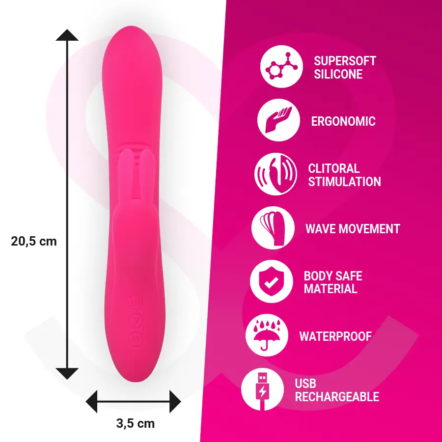MORESSA ETHAN Rechargeable Dual Vibrator Photo 4