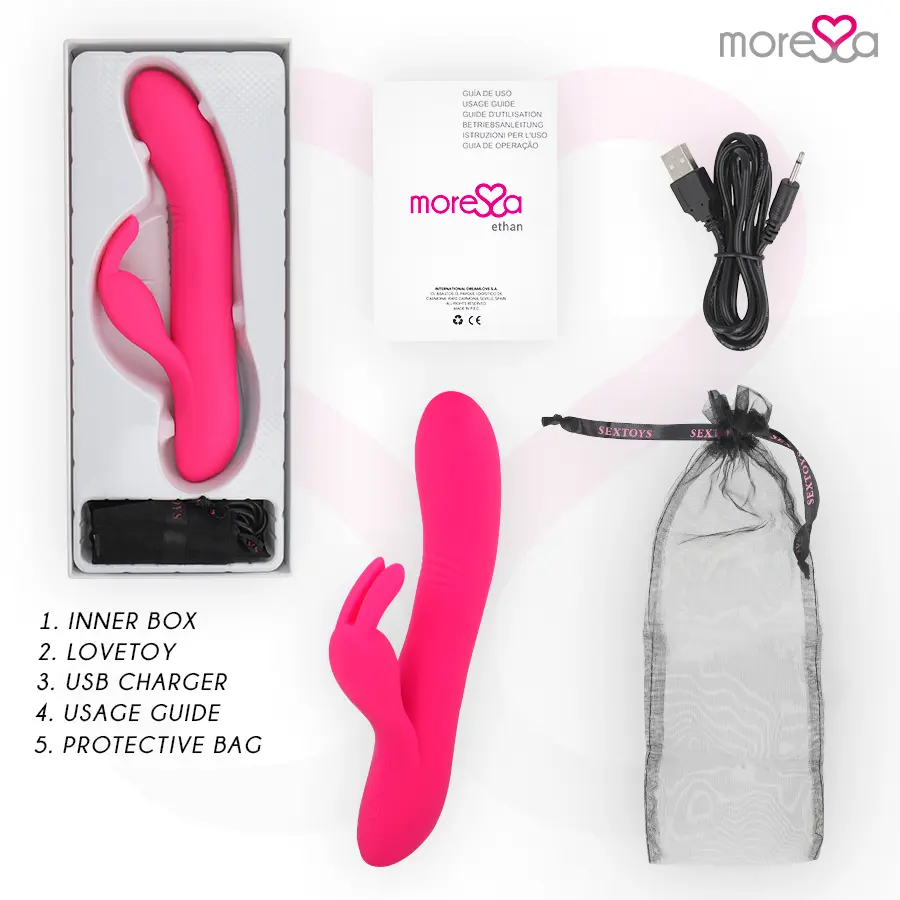 MORESSA ETHAN Rechargeable Dual Vibrator Photo 6