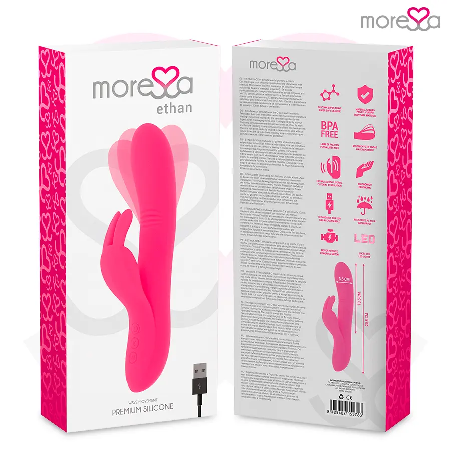 MORESSA ETHAN Rechargeable Dual Vibrator Photo 7