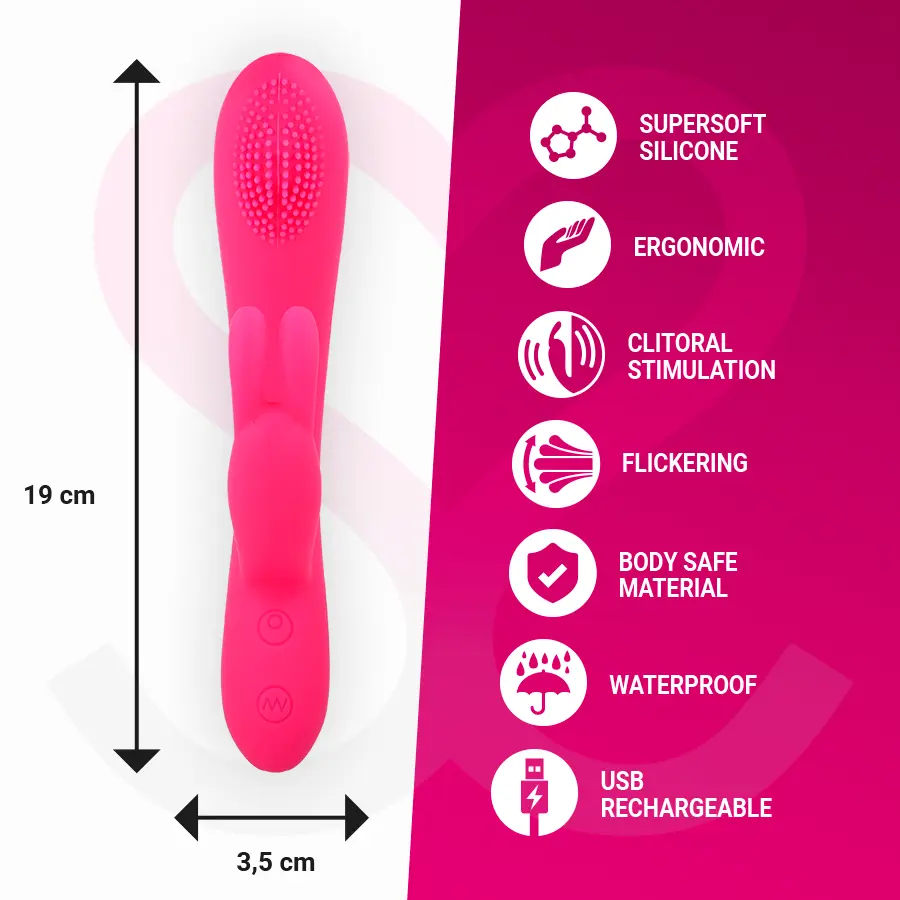 MORESSA GINO Premium Silicone Rechargeable Massager Vibrator Photo 5