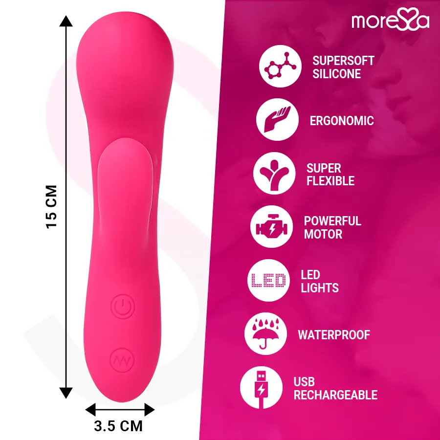 MORESSA JERRY Rechargeable Silicone Vibrator Photo 4