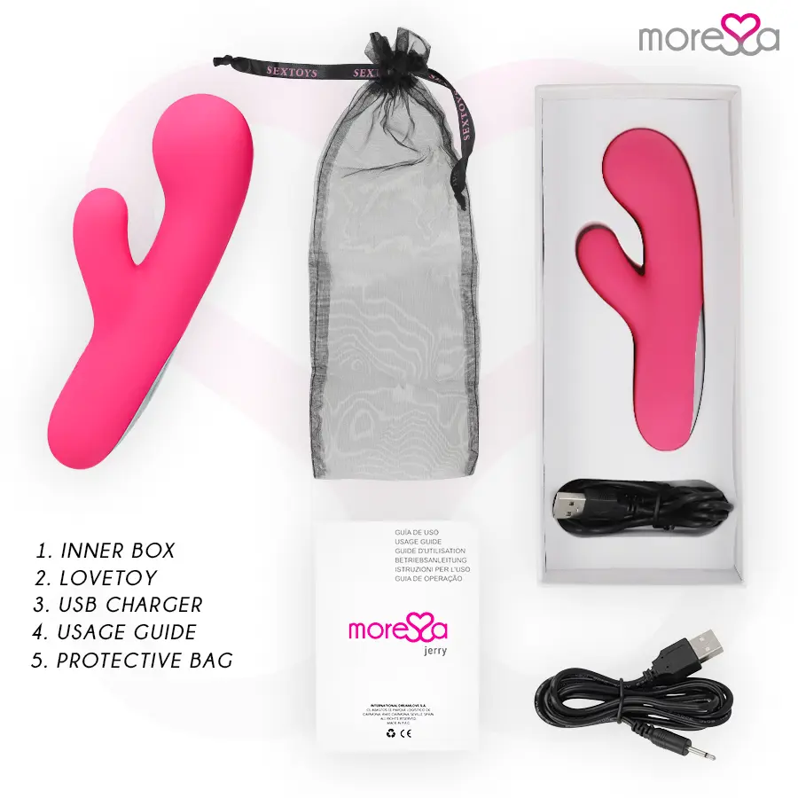 MORESSA JERRY Rechargeable Silicone Vibrator Photo 6