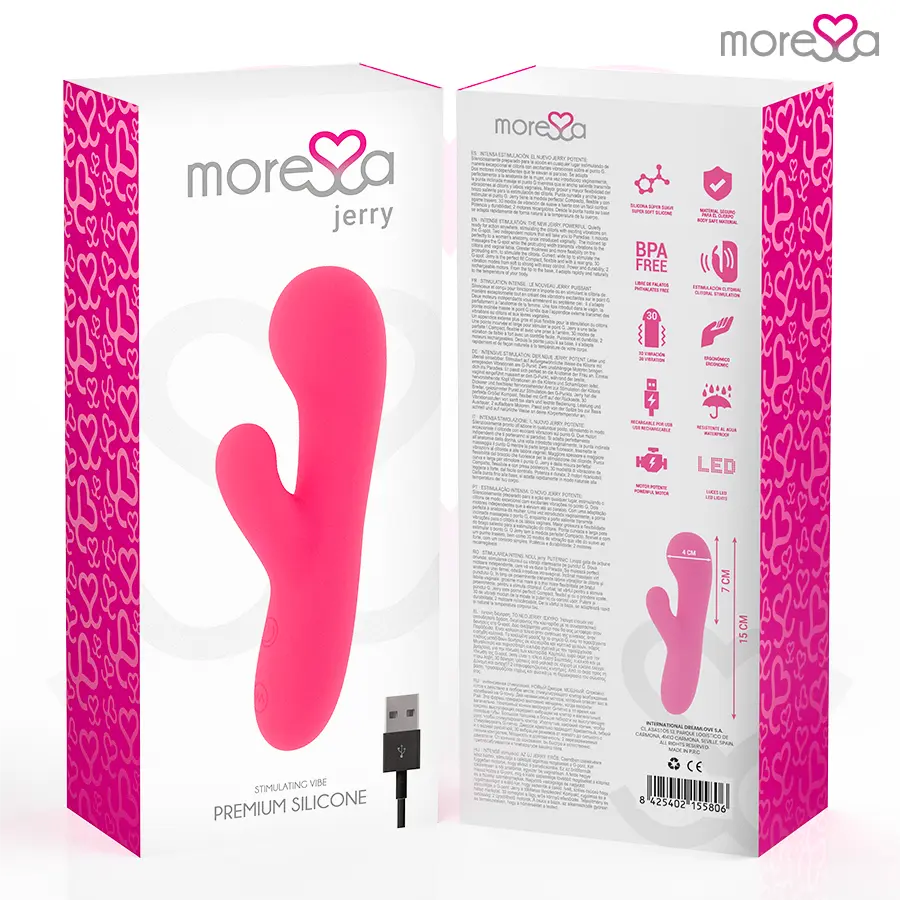 MORESSA JERRY Rechargeable Silicone Vibrator Photo 7