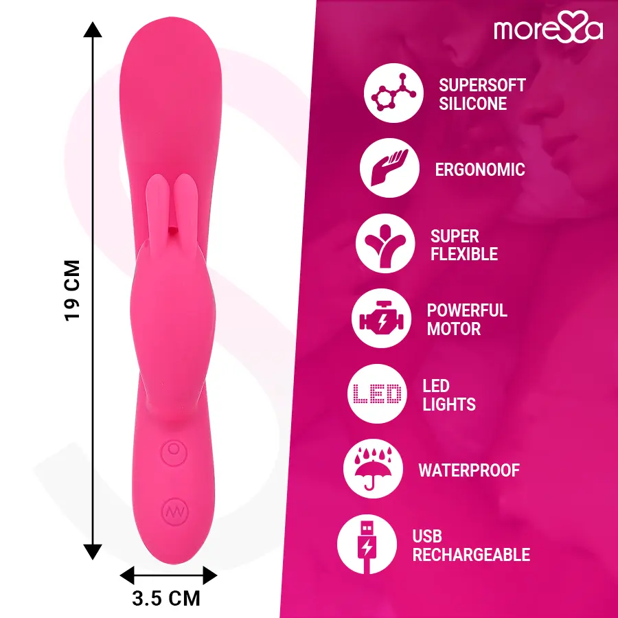 MORESSA Telmo Rechargeable Rabbit Vibrator Photo 4