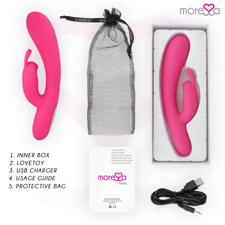 MORESSA Telmo Rechargeable Rabbit Vibrator Photo 6