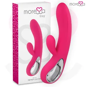 MORESSA Troy Dual Action Vibrator with 12 Modes USB Rechargeable Medical Silicone