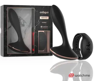 ANBIGUO Vernet Remote Control Vibrating Anal Plug with WatchMe Technology, 7 Vibration Modes, Medical Silicone