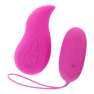 MORESSA EDGAR Premium Silicone Remote Control Dual Vibrator with 12 Modes and USB Rechargeable Design
