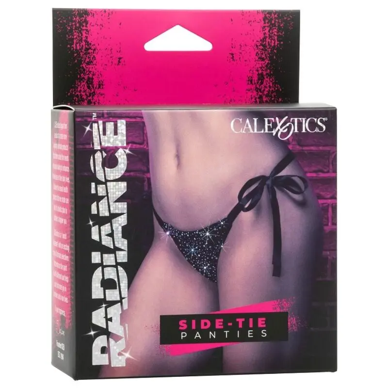 CalExotics Radiance Side-Tie Panties Rhinestone Mesh Photo 4