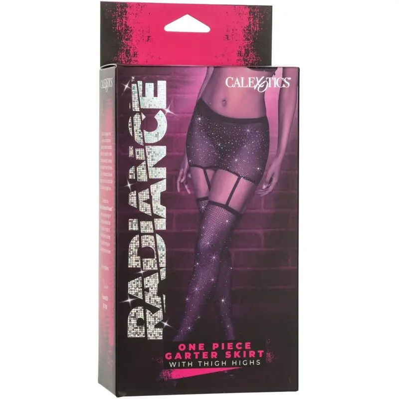 CalExotics Radiance Garter Skirt and Thigh Highs Photo 4