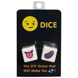 Pieaugušo spēle Kheper Games DTF Sex Emojis Dice ar vairāku valodu atbalstu