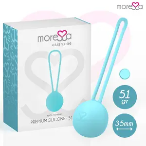 MORESSA OSIAN ONE Premium Turquoise Silicone Kegel Balls for Pelvic Floor Training