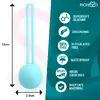 MORESSA OSIAN ONE Premium Silicone Kegel Balls Turquoise Photo 4