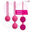 MORESSA OSIAN SET Premium Silicone Pink Kegel Balls Photo 2