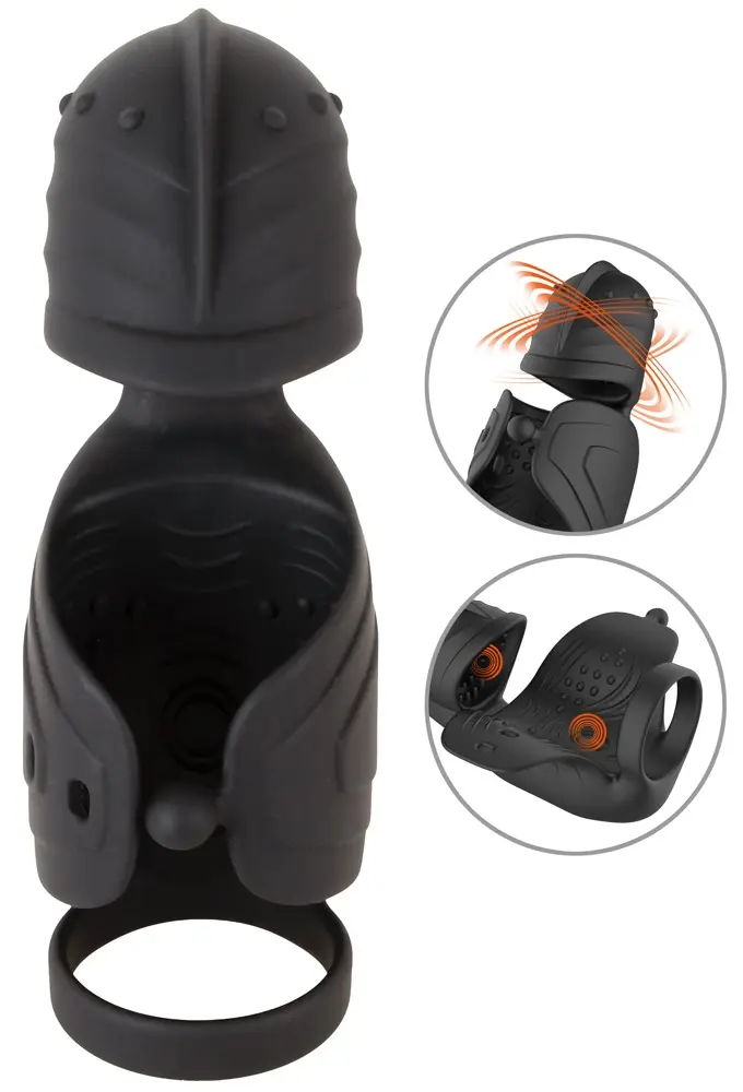 Rebel Cock Vibrator with Glans Stimulator Photo 2