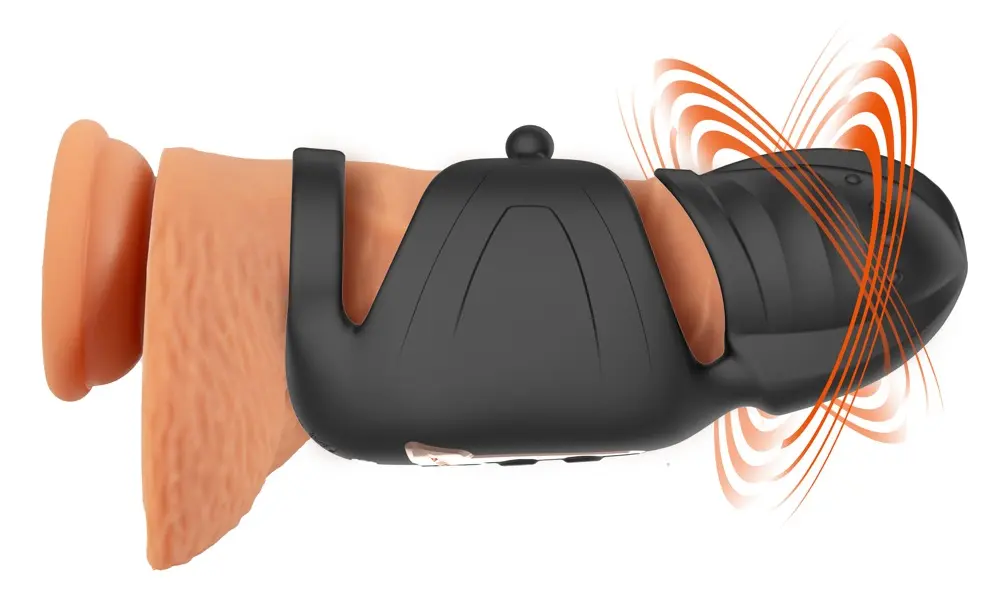 Rebel Cock Vibrator with Glans Stimulator Photo 16