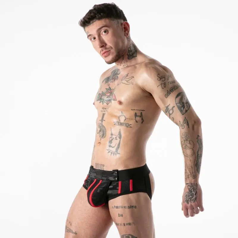 LOCKER GEAR Full Military Access Jock Brief Red XL Photo 2