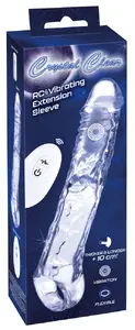 Виброудлинитель Crystal Clear RC с 10 режимами вибрации и пультом дистанционного управления