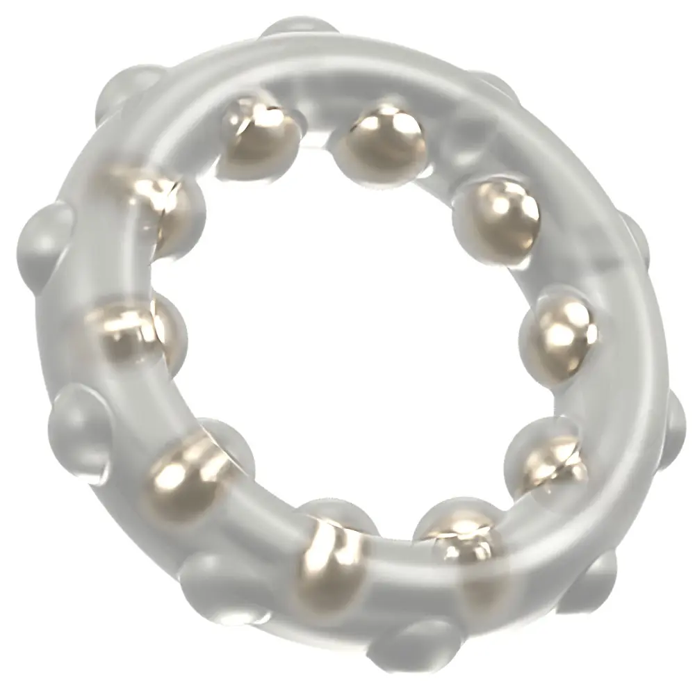 Rebel Cock Ring With Metal Bal Photo 2