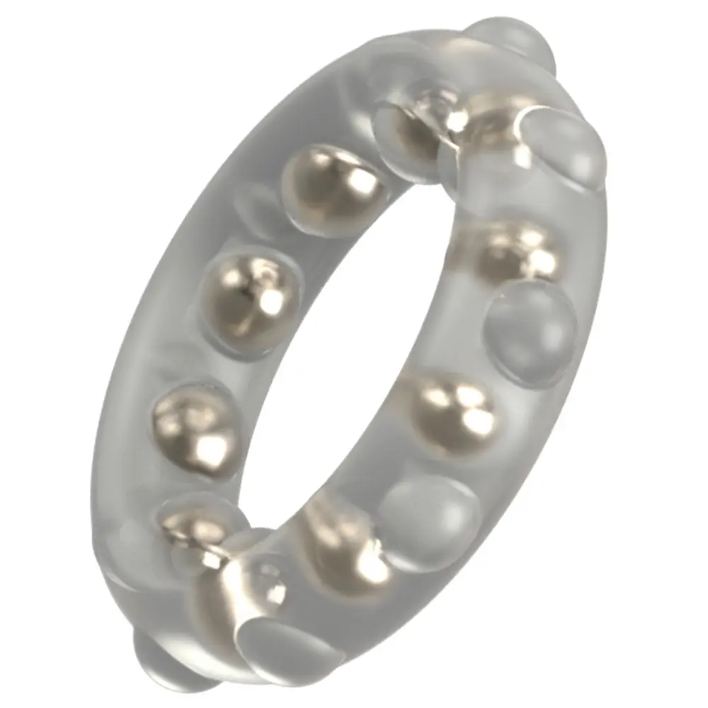 Rebel Cock Ring With Metal Bal Photo 4