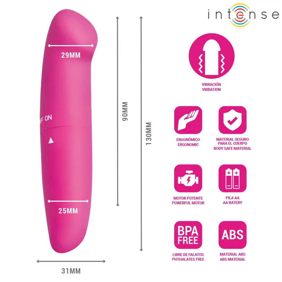 INTENSE Phil G-Spot Vibrator Pink Photo 3
