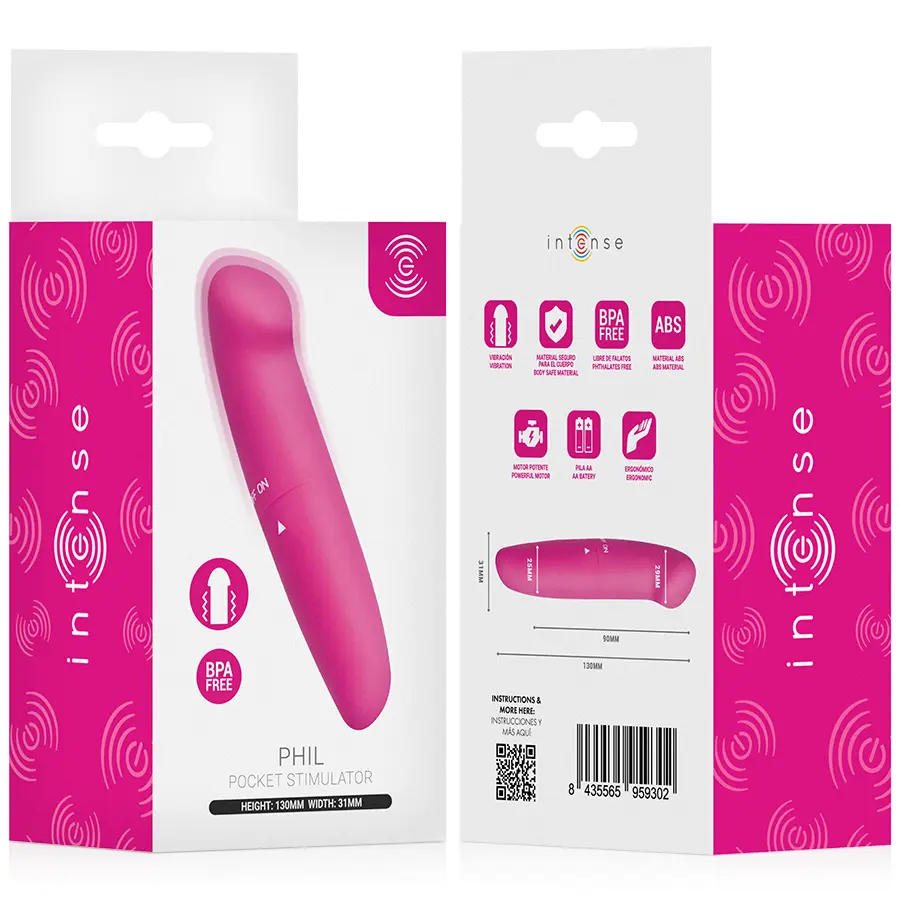 INTENSE Phil G-Spot Vibrator Pink Photo 6