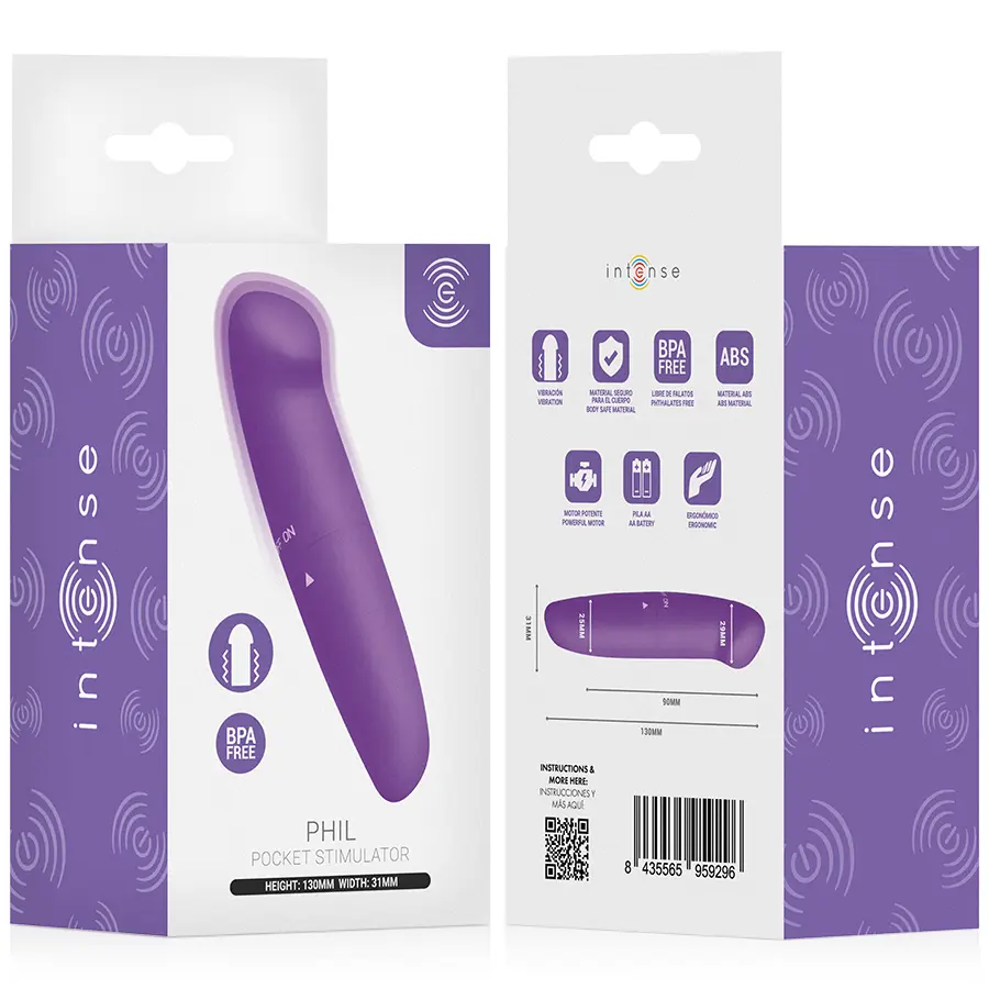 INTENSE Phil G-spot vibrator purple 13 cm Photo 6